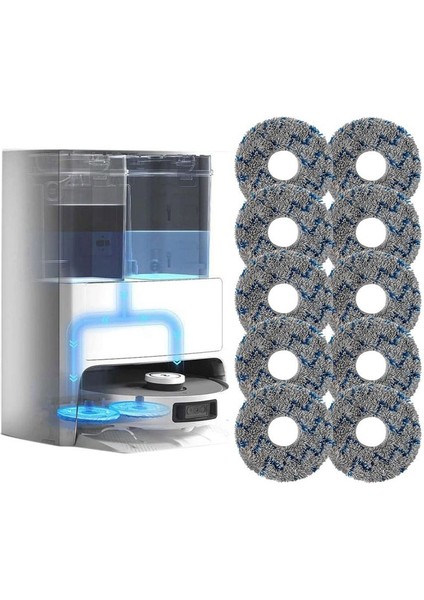 10pcs Moping Pedler ECOVACS DEEBOT T10 OMNI/T10 TURBO/X1 OMNI/X1 TURBOR (Yurt Dışından)