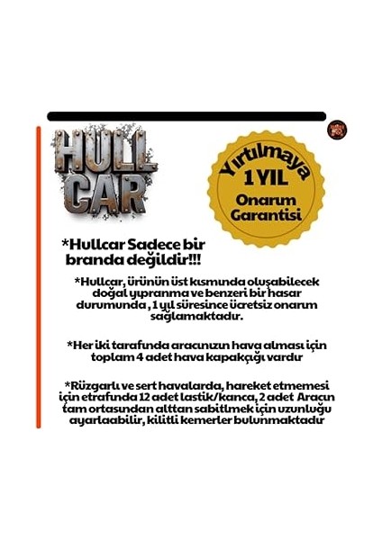 Dolu ve Dış Etken Koruyucu Branda - Sedan (5.00 x 3.00) modelleri