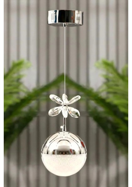 Clasy Model 3 Renk Metal Salon Mutfak Oturma Yatak Odası Modern LED Sarkıt Tekli Avize