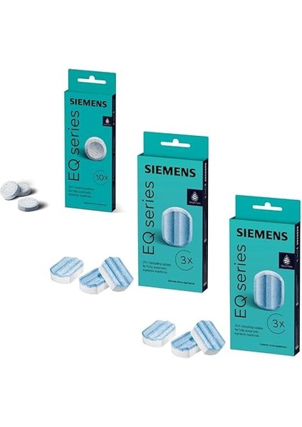 TZ80001 10 Reinigungstabletten + 6 Entkalkungstabletten TZ80002 Eq Için fiyatları