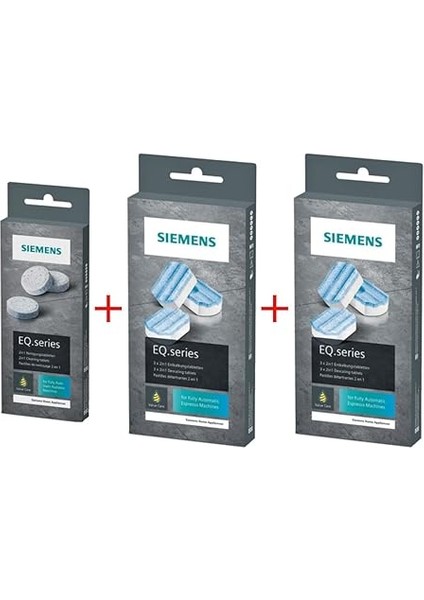 TZ80001 10 Reinigungstabletten + 6 Entkalkungstabletten TZ80002 Eq Için fırsatları