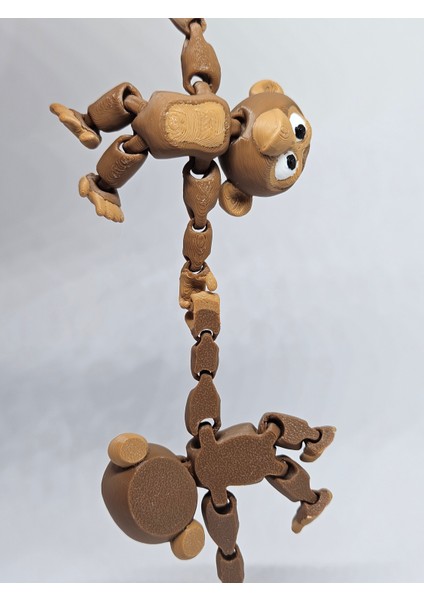 Aysbistudio 2li Sevimli Mini Şempanze Hayvan Oyuncak – Flexi Hayvan Figür +4 Yaş - Bpa Free fiyatları