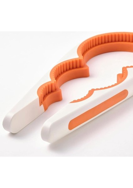 Kavanoz Açacağı, Beyaz-Turuncu, 21 Cm, 3-7 cm Kapak Çapı Için