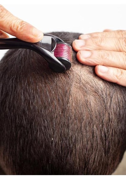 Uçlu Saç Sakal Çıkarma Tarağı Iğneli Cilt Yenileyici Gözenek Açıcı Dermaroller 0,75MM