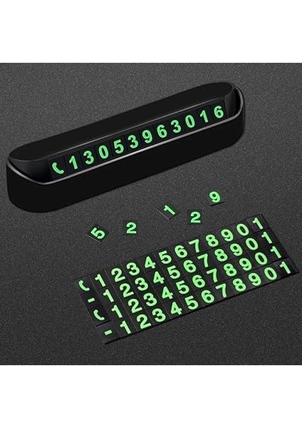 Pratik Fosforlu Telefon Numarası Yamzak Için Araç Içi Oto Numaratör Numaralık fiyatları