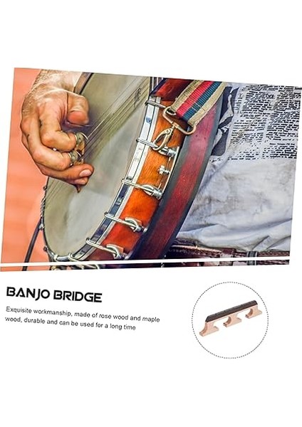 1 Adet Profesyonel Banjo Köprüsü Premium Kalite Banjo Aksesuarı Hafif ve Kolay Kurulum Gelişmiş Rezonans ile Mükemmel Uygun Taşınabilirlik Için Tasarlandı fırsatları