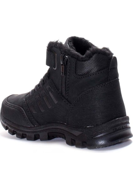 Unisex İçi Yünlü Kışlık Rahat Günlük Dayanıklı Kaymaz Taban Çocuk Spor Bot 869SFA542