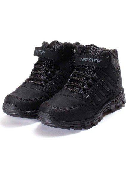 Unisex İçi Yünlü Kışlık Rahat Günlük Dayanıklı Kaymaz Taban Çocuk Spor Bot 869SFA542