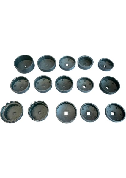 Tas Tipi Yağ Filtre Sökme Anahtar Takımı 15 Parça