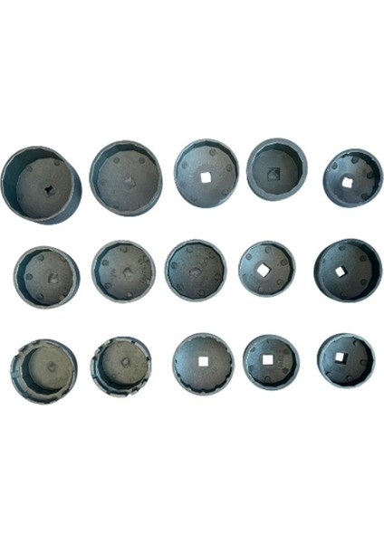 Tas Tipi Yağ Filtre Sökme Anahtar Takımı 15 Parça