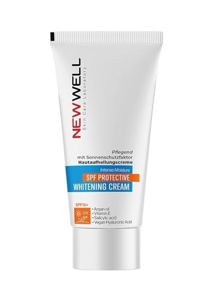 New Well Besleyici Spf Korumalı Cilt Beyazlatıcı Krem | Argan Yağı, Vitamin E, Salicylic Acid Içerikli Beyazlatıcı Krem 50 ml fiyatları