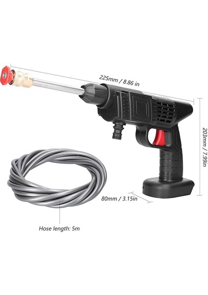 18V Ev Tipi Kablosuz Yüksek Basınçlı Araba Yıkama Aleti Taşınabilir Araç Tem Makinesi Köpük Şişeli Otomobil Yıkama Makinesi indirimleri