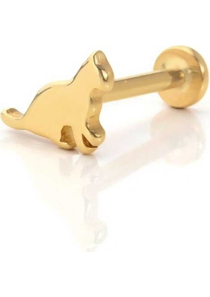 Kedi Figür Tragus Piercing