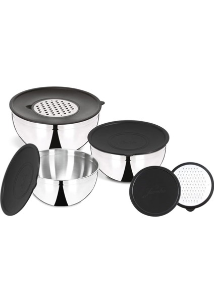 Globe 9 Parça Rendeli Karıştırma & Saklama Kabı Seti