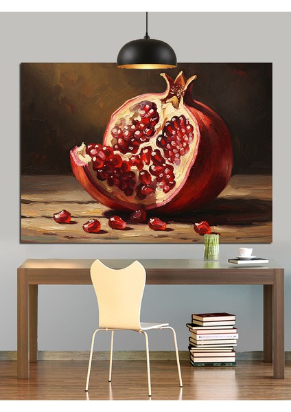 Narın Iştah Açıcı Görüntüsü Dekoratif Kanvas - Mdf Ahşap Tablo