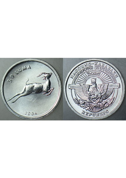 Dağlık Karabağ 50 Luma 2004 Antilop Çil.