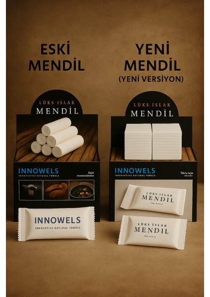 Mini Tekli Lüks Islak Mendil Kutu (50 ADET) fiyatları