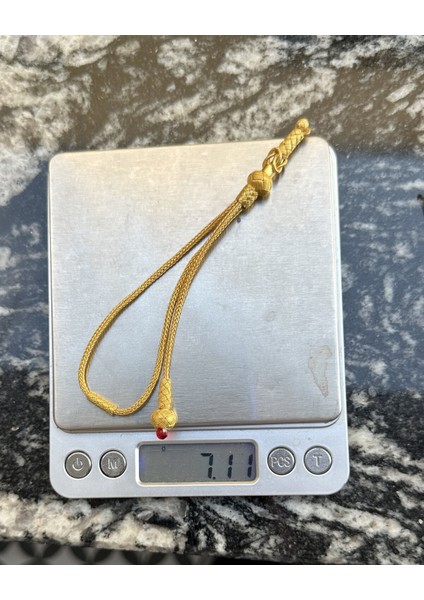 Gümüş Kazaziye Özel Halka Kamçı Model Kırmızı Boncuk Detaylı Gümüş Tespih Püskülü fırsatları