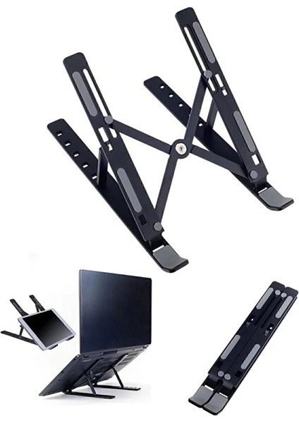 Ayarlanabilir Katlanabilir Laptop Notebook Tablet Standı 11-17 İnç Arası Kullanım