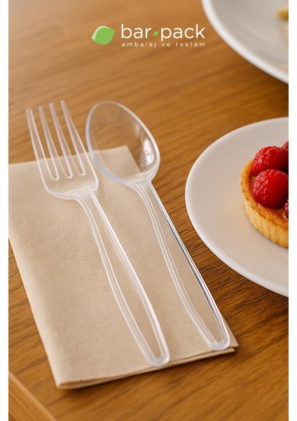 Bar- Pack Plastik Kaşık Lüks 100 Adet fiyatları