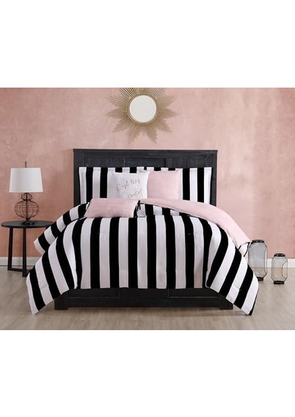 Couture JYZ010171 Cabana Çizgili 6 Parça Ters Çevrilebilir Set,, Canaba Çizgili Siyah fiyatları