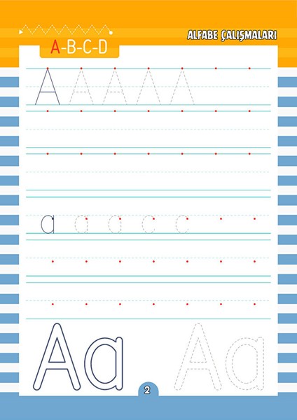 Uygulamalarla Alfabe Çalışmaları Yaz-Sil Kitabı modelleri