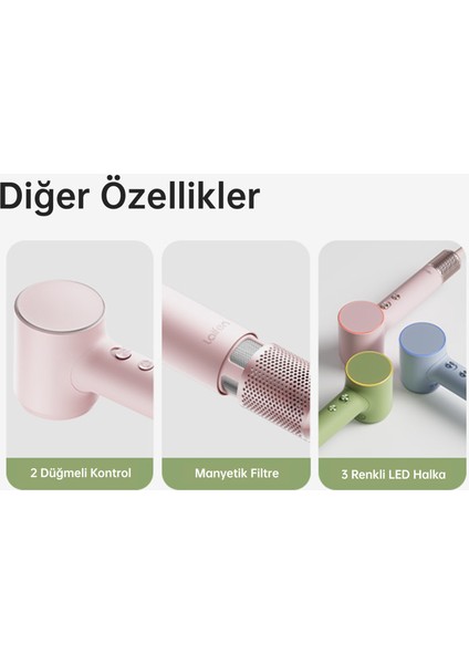 Mini Saç Kurutma Makinesi - Pembe