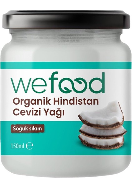Wefood Organik Hindistan Cevizi Yağı, Beyaz, 150 ml modelleri