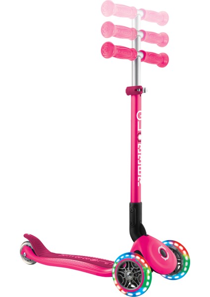 Prımo Katlanabilir Lıghts - Çocuklar Için 3 Tekerlekli Işıklı Scooter-Pembe modelleri
