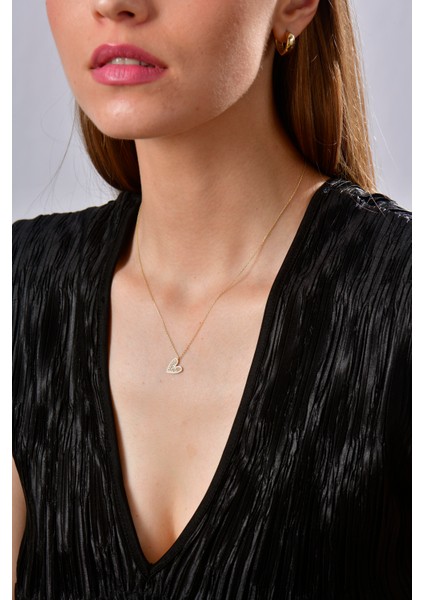 Luna Altın Kalp Kolye fiyatları