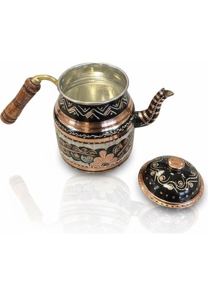 KAHVECİ BAKIR DEMLİK SİYAH fiyatları