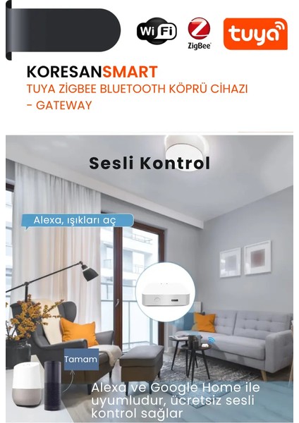 Tuya Zigbee Bluetooth Köprü Cihazı – Gateway indirimleri