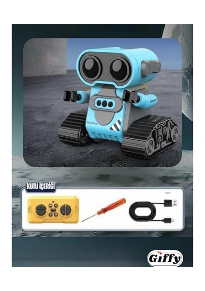 Uzaktan Kumandalı El Sensörlü Akıllı -E Dahili Şarjlı Işıklı Sesli Full Fonksiyonlu El Hareketlerini Algılayabilen Farklı Işık Kombinasyonlu Akıllı Rc (Mavi) modelleri