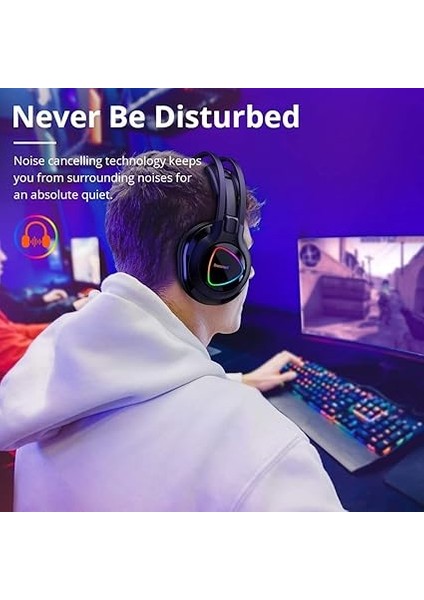 Glary 7.1 Mikrofonlu Rgb Oyuncu Kulaklığı, Siyah indirimleri