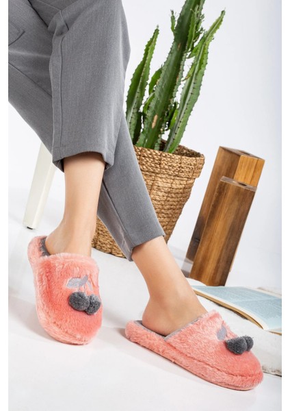 Kadın Ev Terliği Kirazlı Ev Terliği Kışlık Terlik Misafir Terliği Tüylü Terlik fiyatları