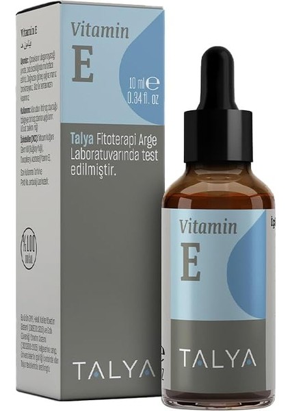 Talya Vitamin E 10 ml Aromasız Renkli