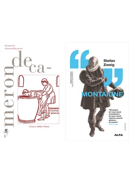 Decameron (Ciltli) + Montaigne
