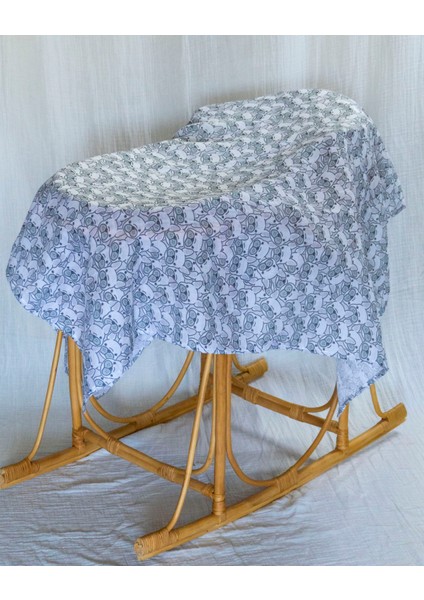 Çok Amaçlı 2 Katlı Kareli Müslin Bebek Örtü & Battaniye %100 Pamuk Gots Sertifikalı 120x120 Cm fiyatları
