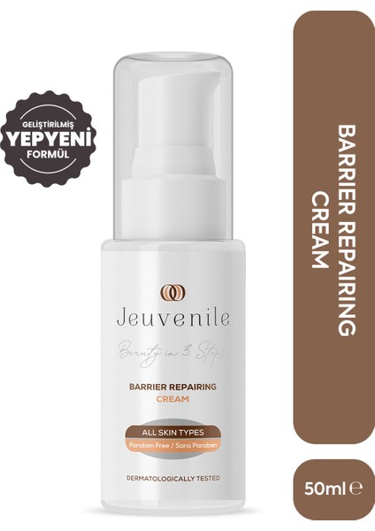 Onarıcı Krem 50 ml Tüm Cilt Tipleri için Canlandırıcı Etki, Seramid ve Centella Asiatica