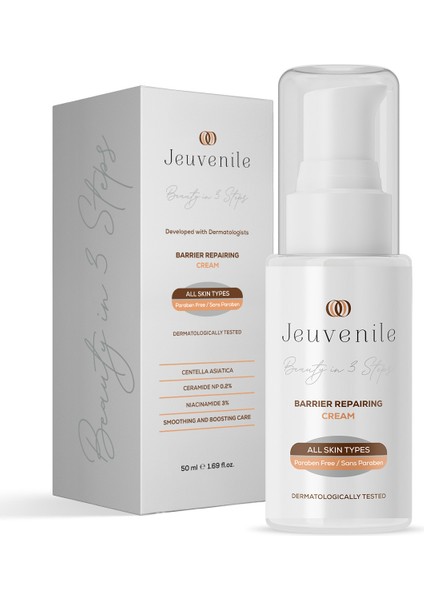 Onarıcı Krem 50 ml Tüm Cilt Tipleri için Canlandırıcı Etki, Seramid ve Centella Asiatica fiyatları