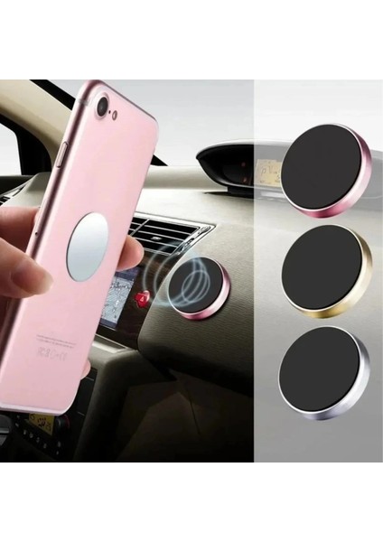 Tüm Modellerle Uyumlu Manyetik Araç Içi Telefon Tutucu Çok Amaçlı Güçlü Mıknatıs Tutucu