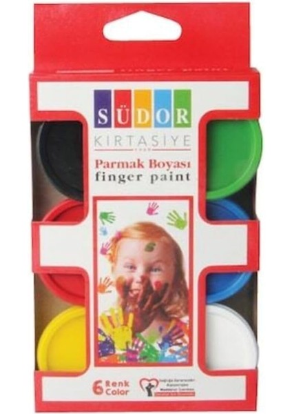 Parmak Boyası 30ML 6 Renk