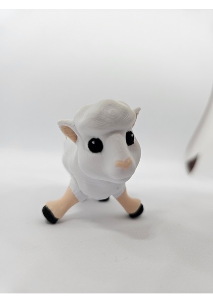 Aysbistudio Minik Sevimli Koyun Hayvan Figür Oyuncak Çocuk Gelişimine Yardımcı - Flexi Hayvan Figür +4 Yaş fırsatları