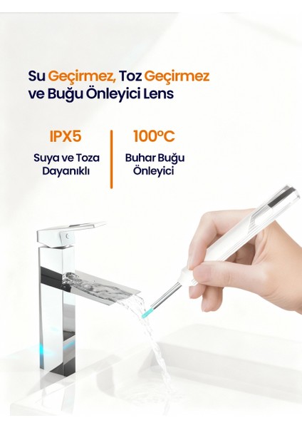 Wifi Kameralı Şarjlı Akıllı Kulak Temizleyici Görüntülü Kulak Temizleme Cihazı Silikon Başlıklı indirimleri