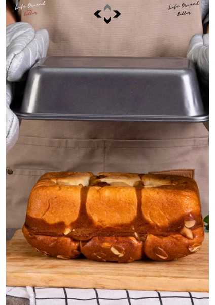 2li Kek Kalıbı Seti Baton Kek Kalıbı ve Basmalı Çırpı Set 2 Adet Dikdörtgen Kek-Ekmek Kalıbı fırsatları