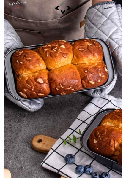 2li Kek Kalıbı Seti Baton Kek Kalıbı ve Basmalı Çırpı Set 2 Adet Dikdörtgen Kek-Ekmek Kalıbı indirimleri