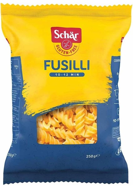 Schar Fusulli 250 Gram Glutensiz Burgu Makarna