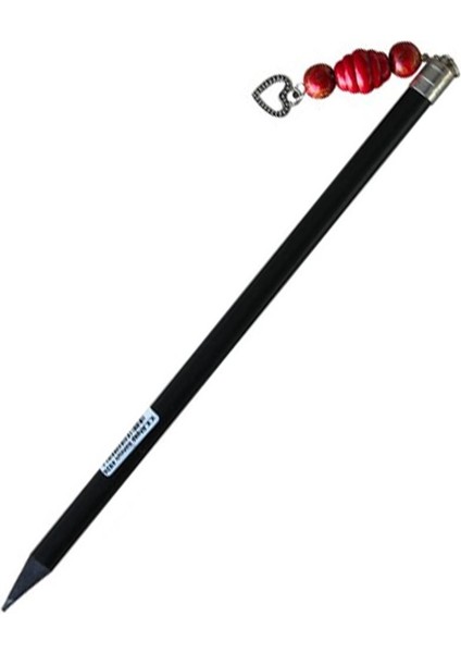 Kalem Seti Ahşap Boncuklu Siyah 4926