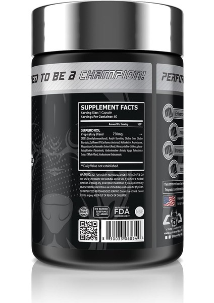 Super Drol Choline Dmae , Acety L-Carnitine , Ajuga Turkesteron 60 Caps - By Kai Greene fiyatları