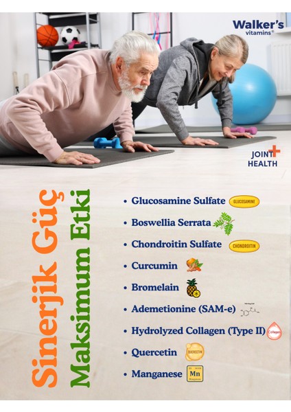 Glucosamine ( Glikozamin ) Curcumin Collagen ( Kolajen ) Bromelain Quercetin Eklem Sağlığı fırsatları